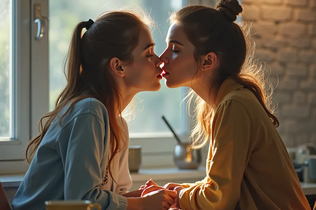 View through double-decker bus window showing Champs-Élysées Christmas lights creating geometric patterns